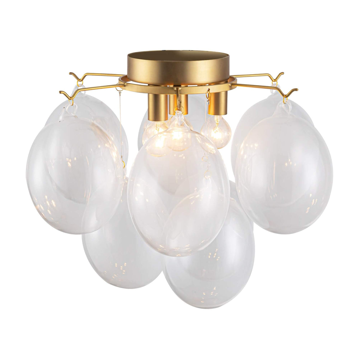 ARTCRAFT GLOBO 4-LIGHT SEMI FLUSH AC11993WH