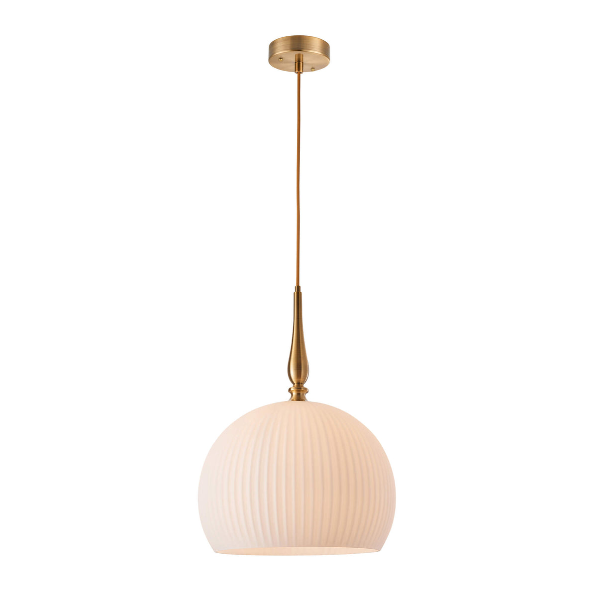 ARTCRAFT KATE 1 LIGHT PENDANT BRASS AC12110BR