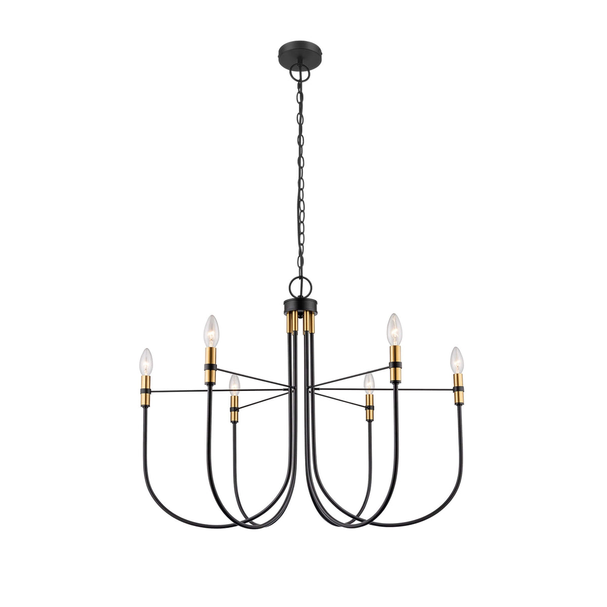 ARTCRAFT FOUNDRY CHANDELIER BRASS AC12226BB