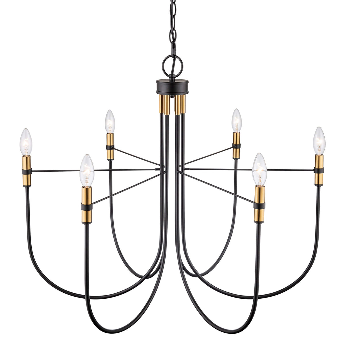ARTCRAFT FOUNDRY CHANDELIER BRASS AC12226BB