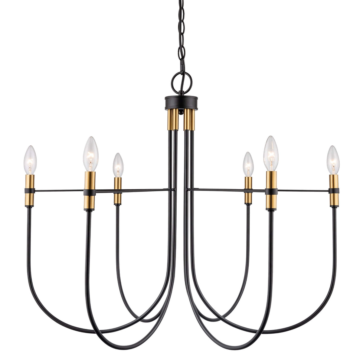 ARTCRAFT FOUNDRY CHANDELIER BRASS AC12226BB