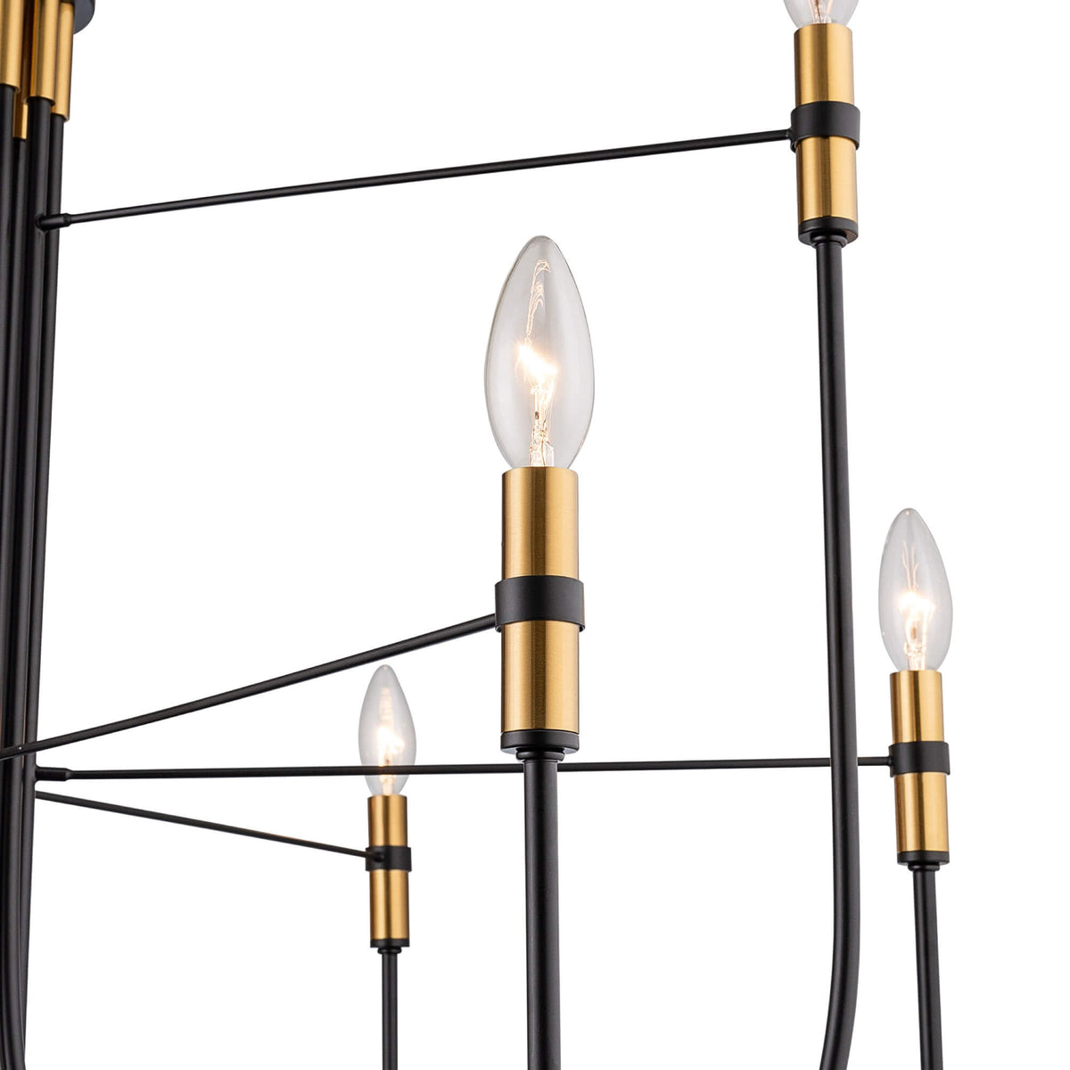 ARTCRAFT FOUNDRY 9LT CHANDELIER BRASS AC12229BB