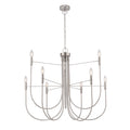 ARTCRAFT FOUNDRY 9LT CHANDELIER NICKEL AC12229BN