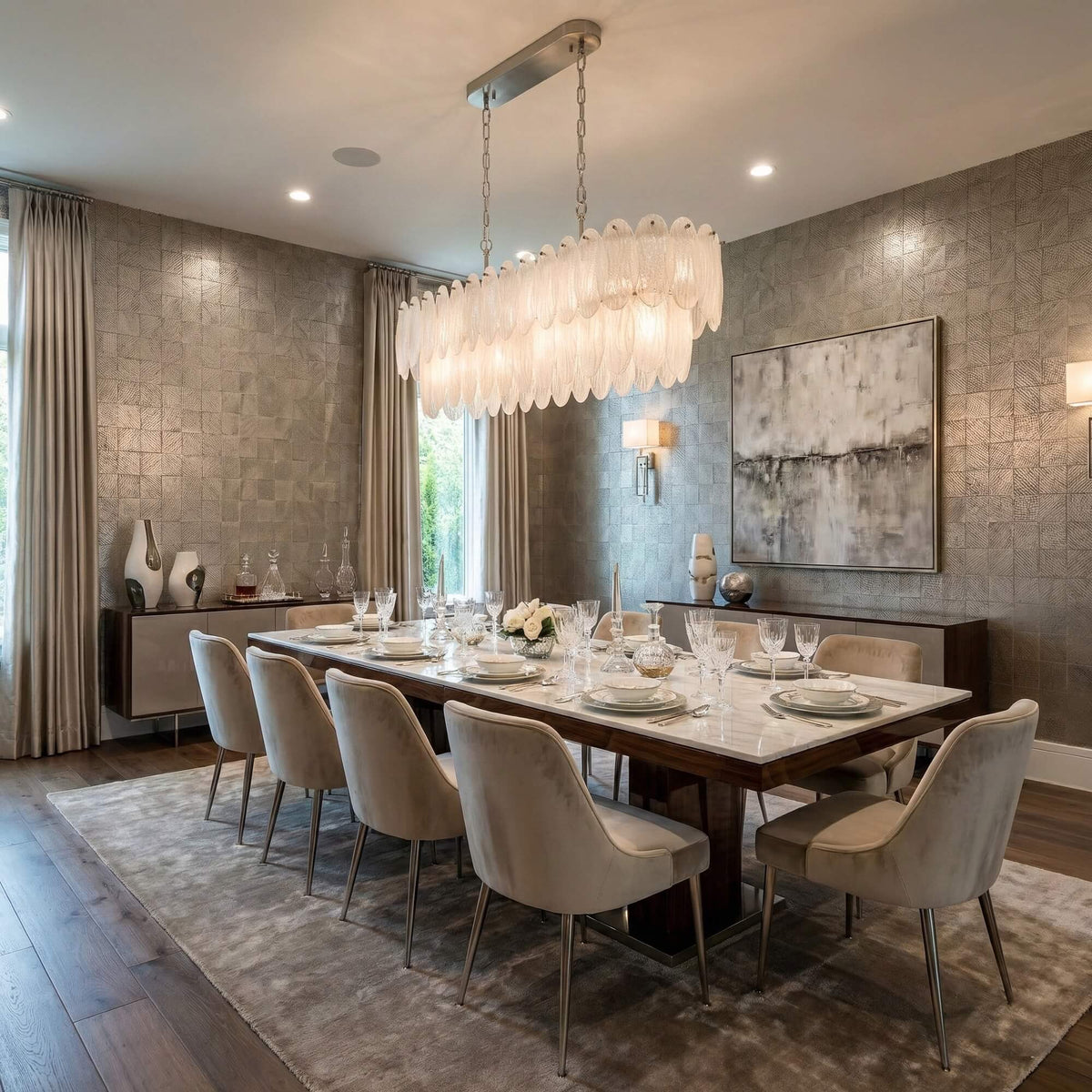ARTCRAFT SERENA LINEAR CHANDELIER AC12264SN