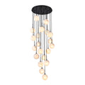 ARTCRAFT NIGHTFALL 21LT CHANDELIER AC12281BK