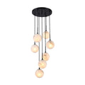 ARTCRAFT NIGHTFALL 7LT CHANDELIER AC12287BK
