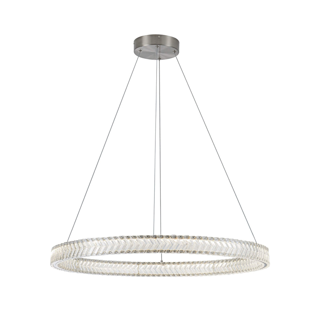 ARTCRAFT CHEVRON PENDANT 31.5" LED AC5052BN