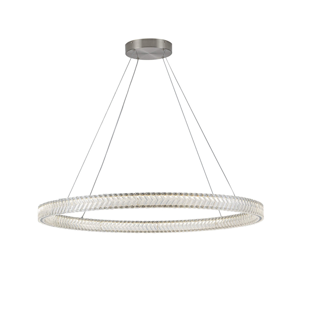 ARTCRAFT CHEVRON PENDANT 40" LED AC5053BN