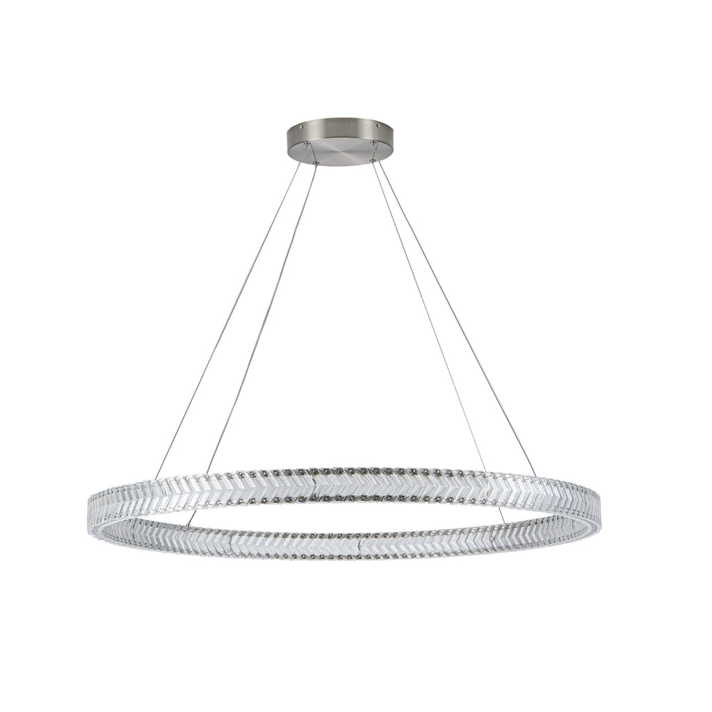 ARTCRAFT CHEVRON PENDANT 40" LED AC5053BN