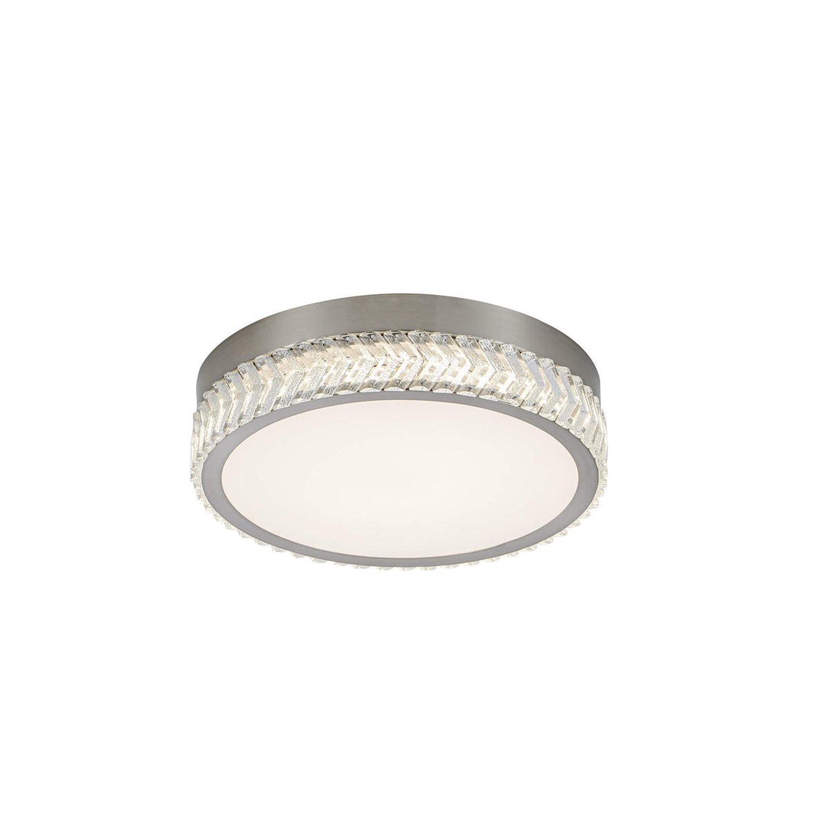 ARTCRAFT CHEVRON FLUSH MOUNT LED AC5057BN
