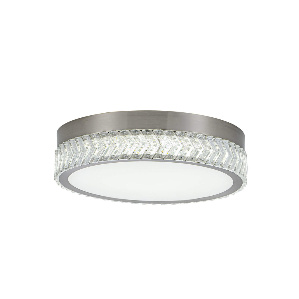 ARTCRAFT CHEVRON FLUSH MOUNT LED AC5057BN