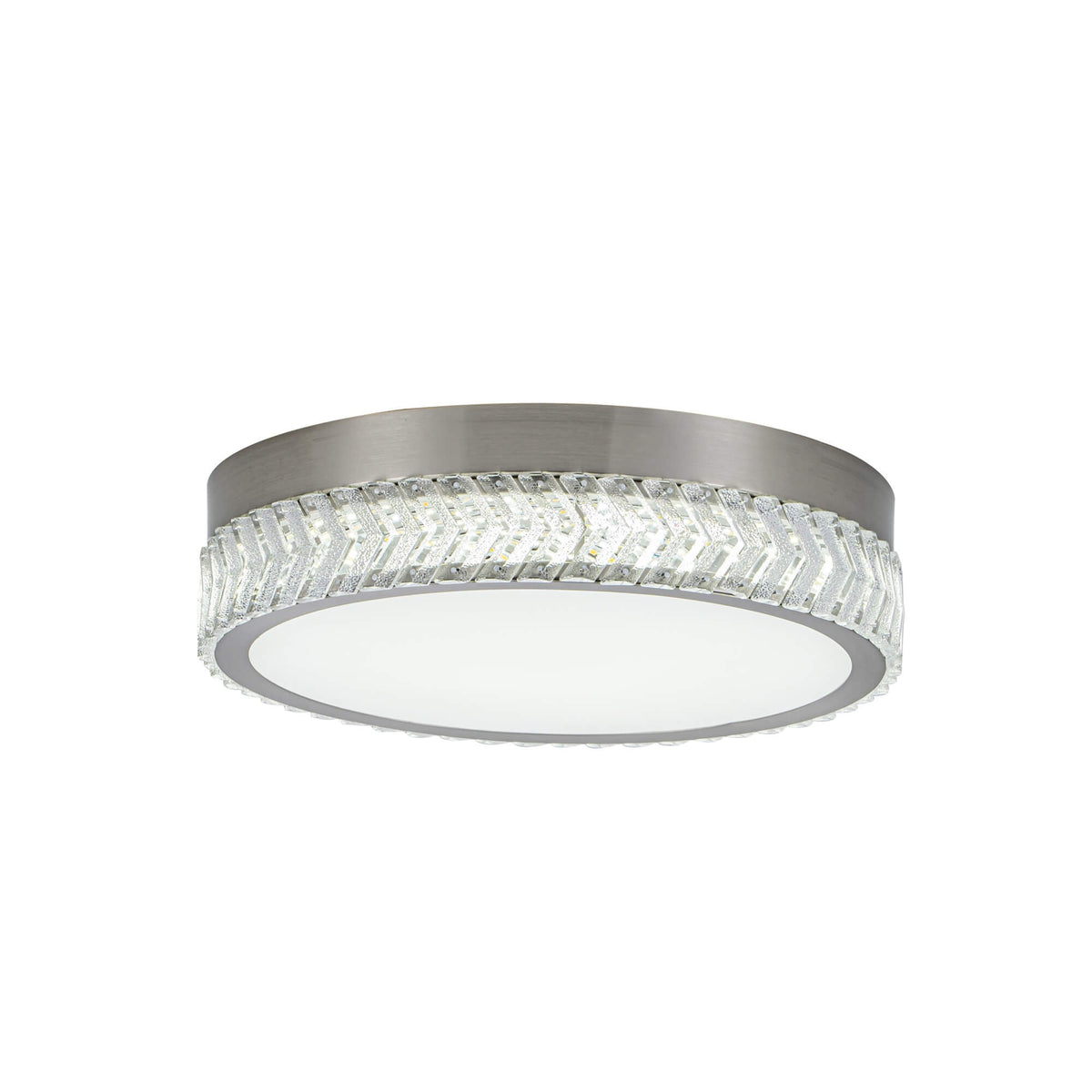 ARTCRAFT CHEVRON FLUSH MOUNT LED AC5057BN