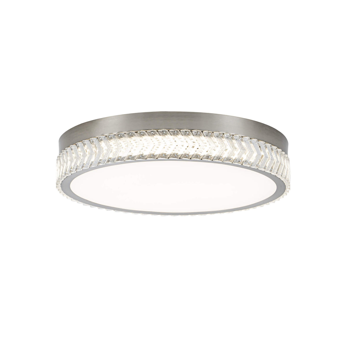 ARTCRAFT CHEVRON FLUSH MOUNT LED AC5058BN