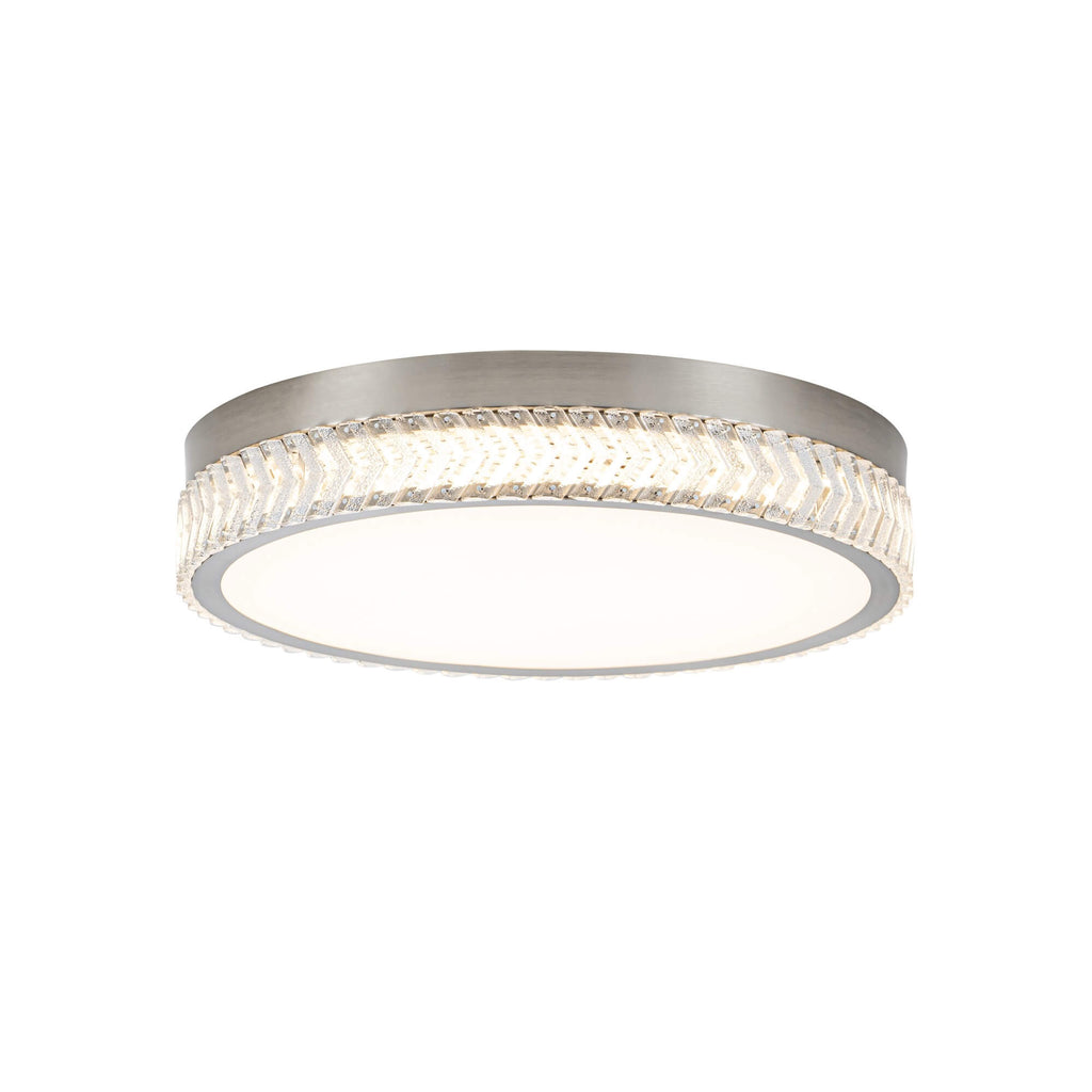 ARTCRAFT CHEVRON FLUSH MOUNT LED AC5058BN