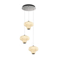 ARTCRAFT SOLARA 3 LT PENDANT LED AC5083GR