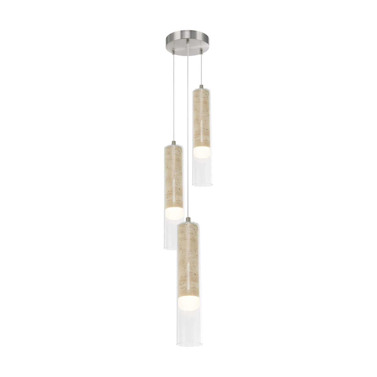 ARTCRAFT ZARA 3 LT PENDANT LED AC5103BN