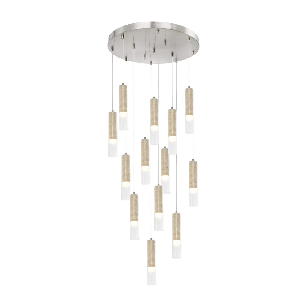 ARTCRAFT ZARA 13 LT CHANDELIER LED AC5104BN