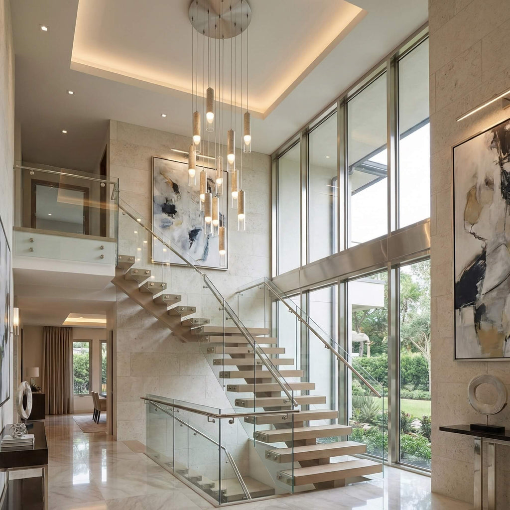 ARTCRAFT ZARA 13 LT CHANDELIER LED AC5104BN