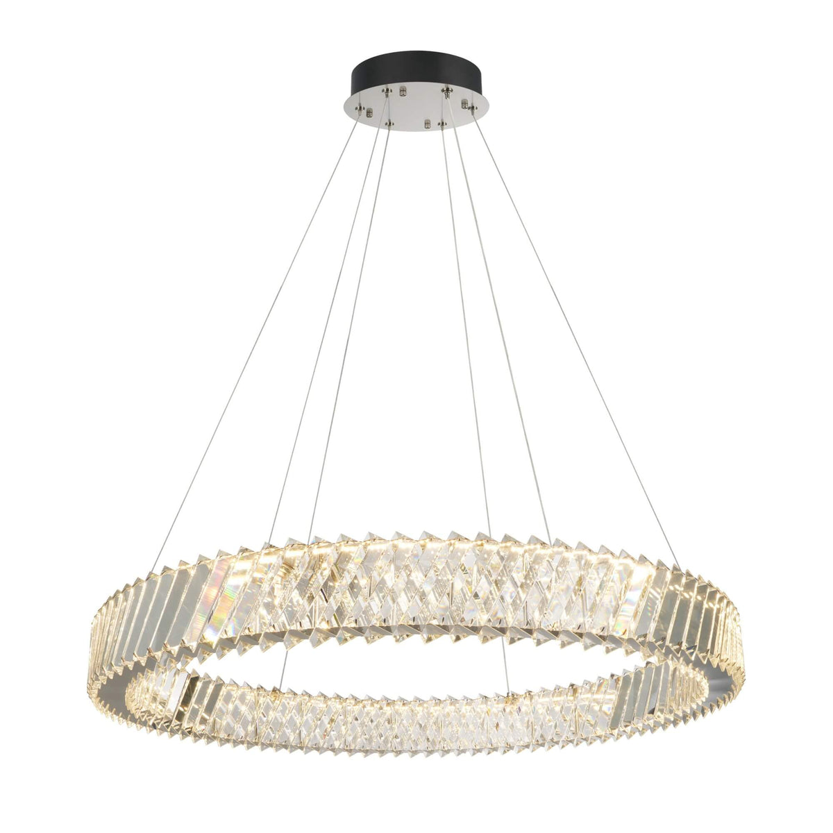 ARTCRAFT ALYA CHANDELIER LARGE LED AC5132PN