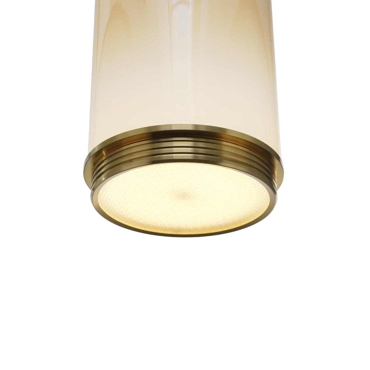 ARTCRAFT NEBULOSA 1 LT PENDANT AMBER AC6220AM