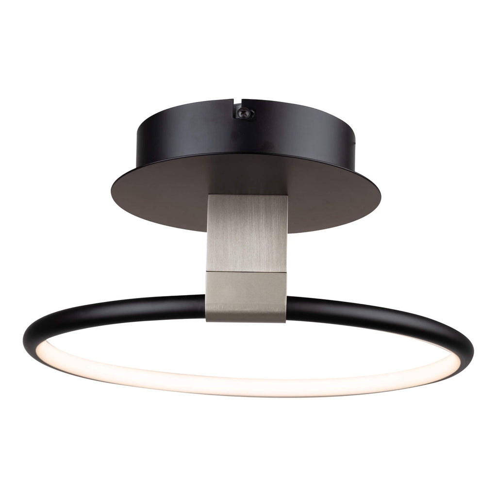 ARTCRAFT HALO COLLECTION 12" FLUSH MOUNT AC6630NB