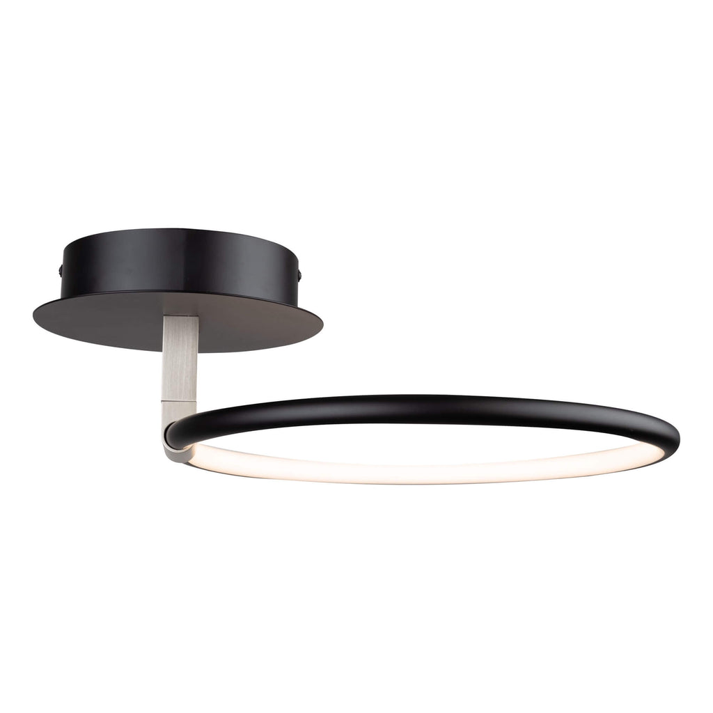 ARTCRAFT HALO COLLECTION 12" FLUSH MOUNT AC6630NB