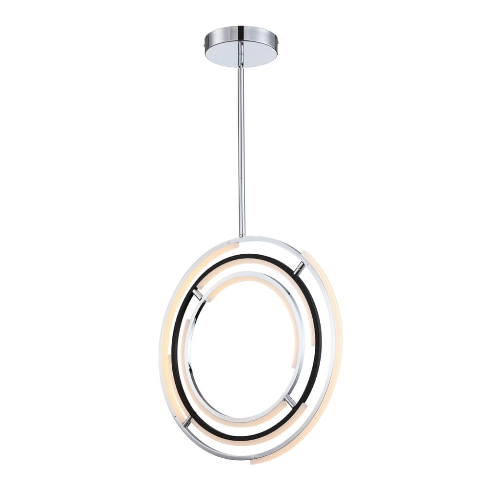 ARTCRAFT TRILOGY COLLECT LED PENDANT 24"D  AC6741PN