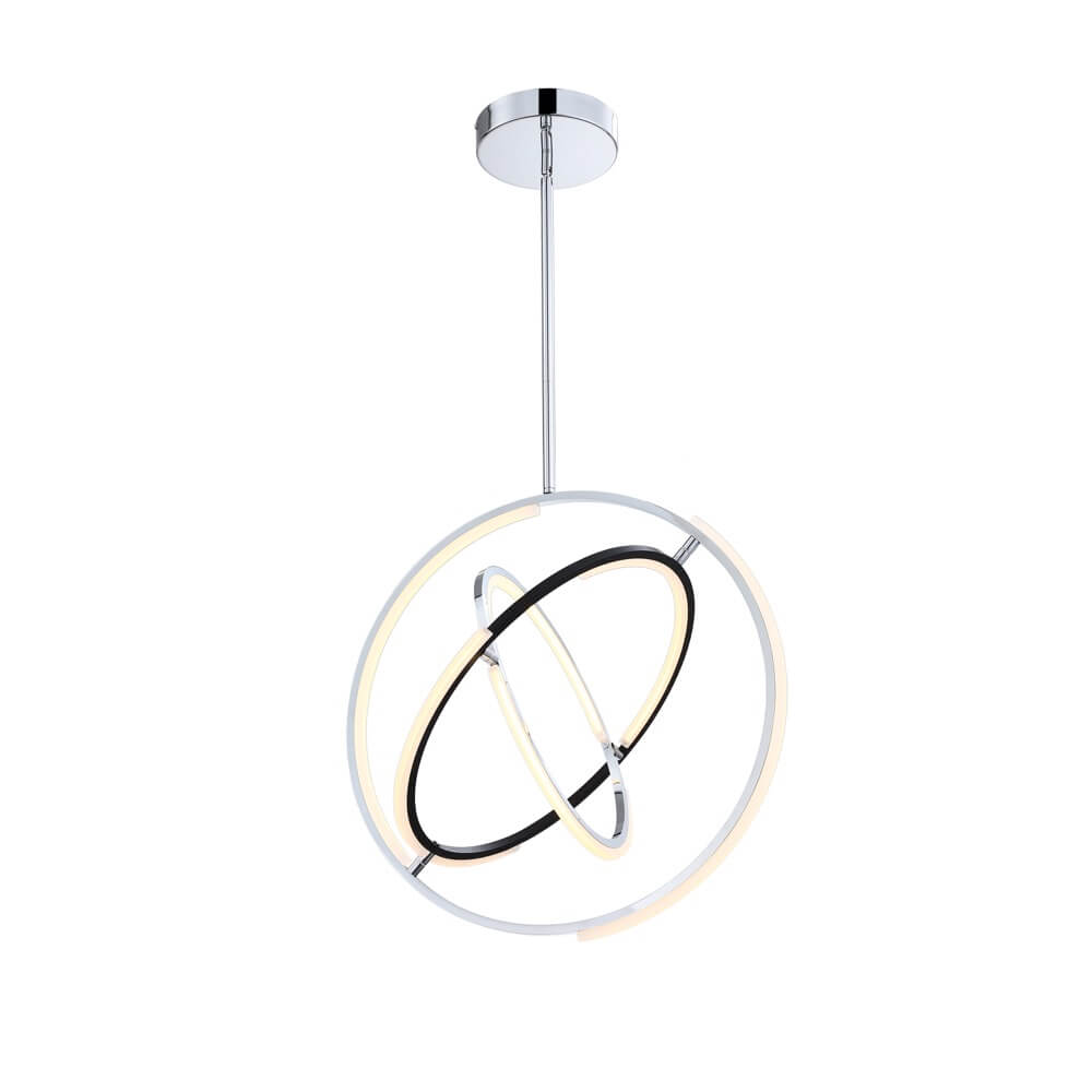 ARTCRAFT TRILOGY COLLECT LED PENDANT 24"D  AC6741PN