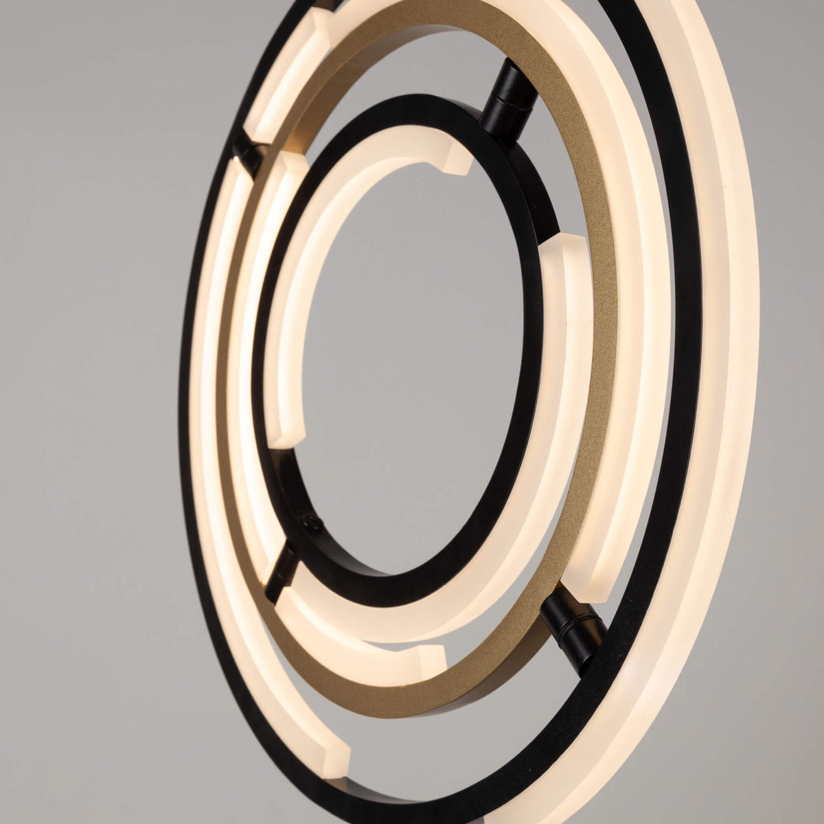 ARTCRAFT TRILOGY LED SEMI-FLUSH MOUNT AC6745BB