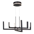 ARTCRAFT SILICON VALLEY 6 LIGHT LED CHANDELIER  AC6776BK