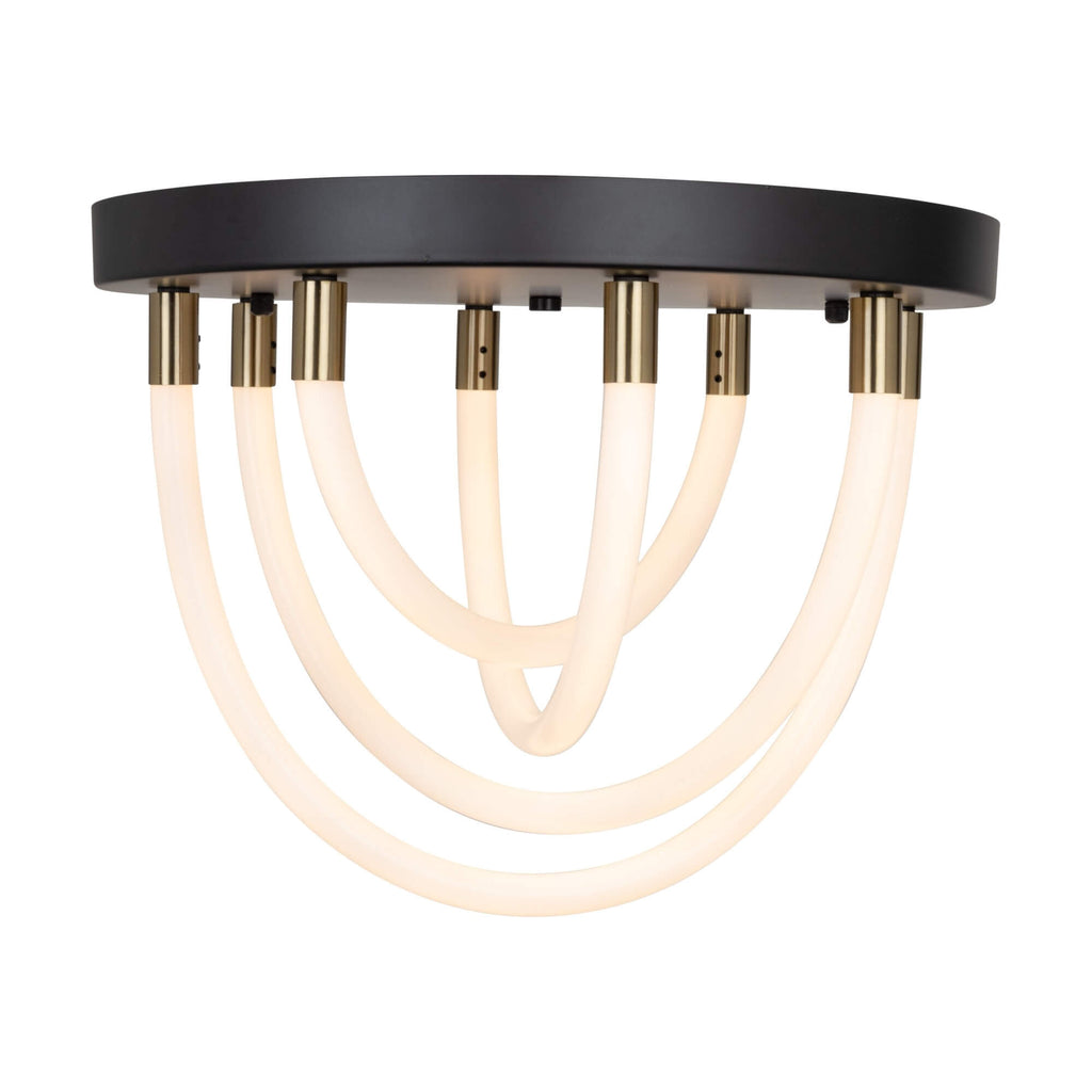 ARTCRAFT CASCATA LED FLUSH MOUNT AC6811BK