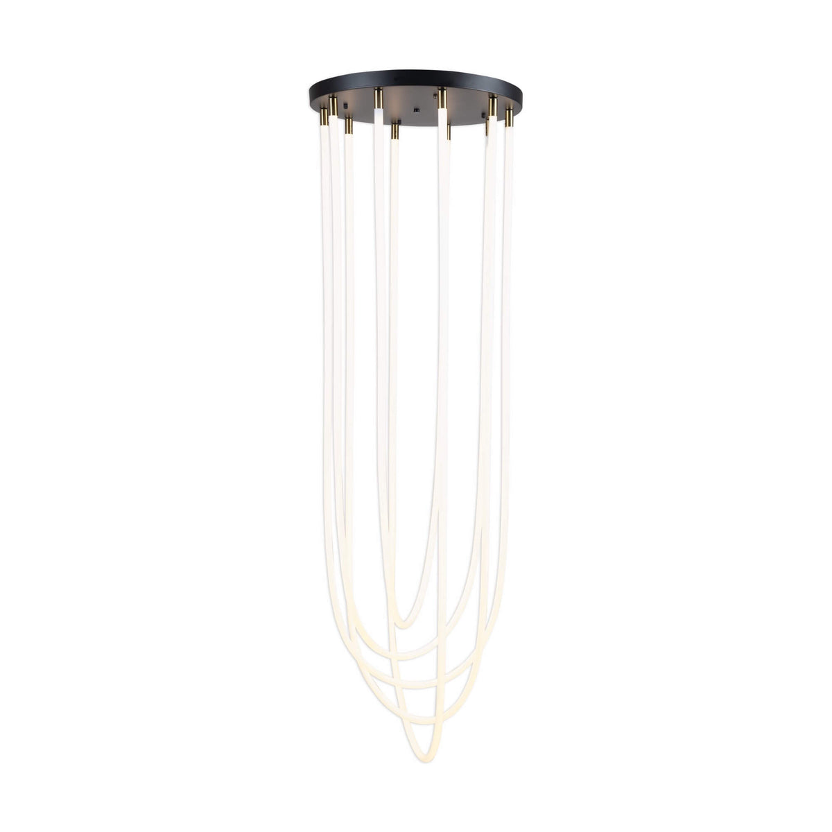 ARTCRAFT CASCATA LED FOYER CHANDELIER AC6812BK