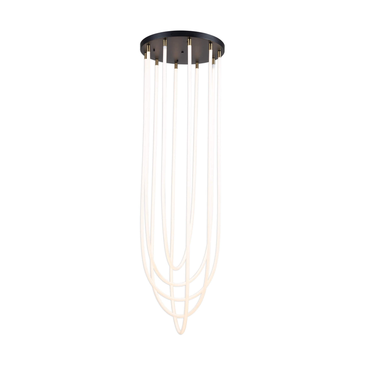 ARTCRAFT CASCATA LED FOYER CHANDELIER AC6812BK