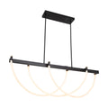 ARTCRAFT CASCATA LED LINEAR CHANDELIER AC6813BK