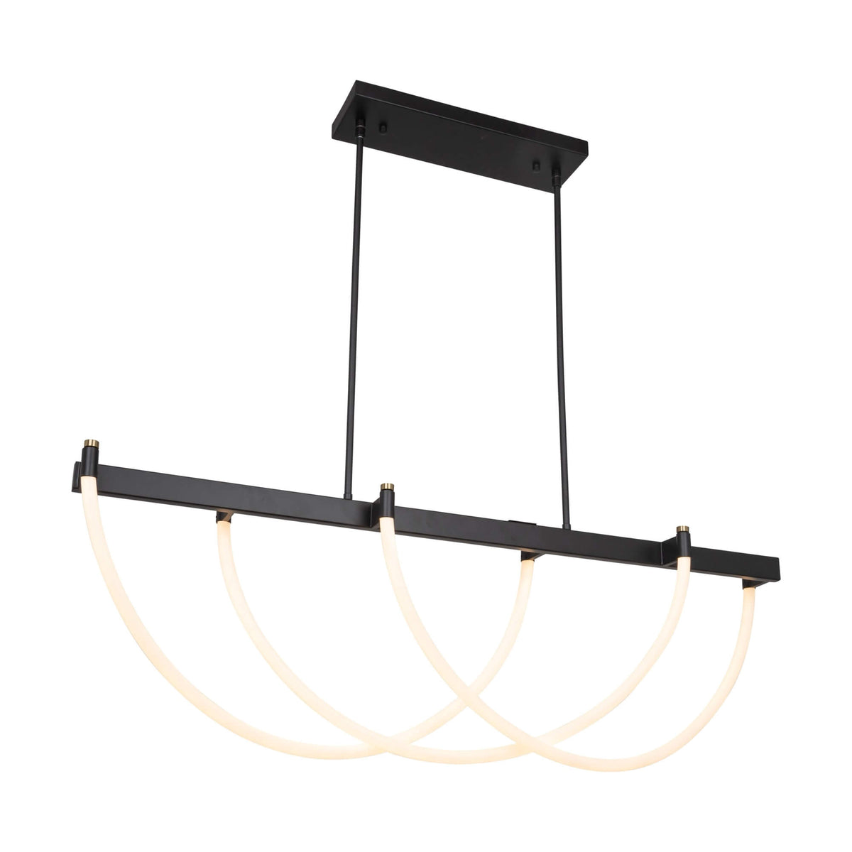 ARTCRAFT CASCATA LED LINEAR CHANDELIER AC6813BK