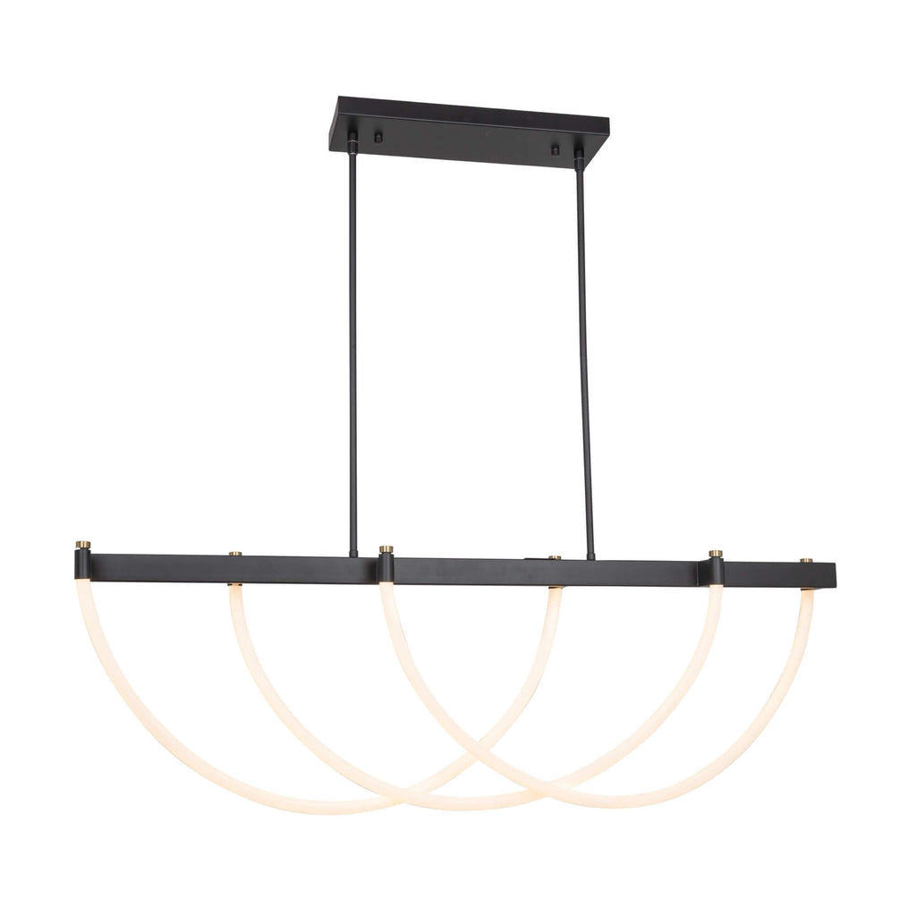 ARTCRAFT CASCATA LED LINEAR CHANDELIER AC6813BK