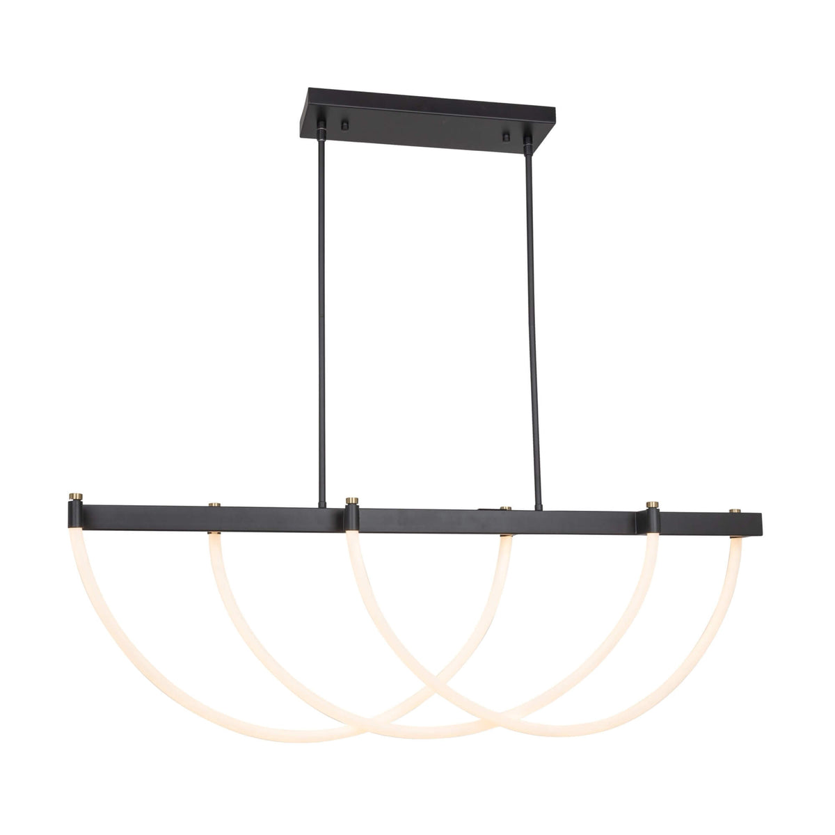 ARTCRAFT CASCATA LED LINEAR CHANDELIER AC6813BK