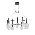 ARTCRAFT TERRA 12 LT CHANDELIER LED AC6852BK