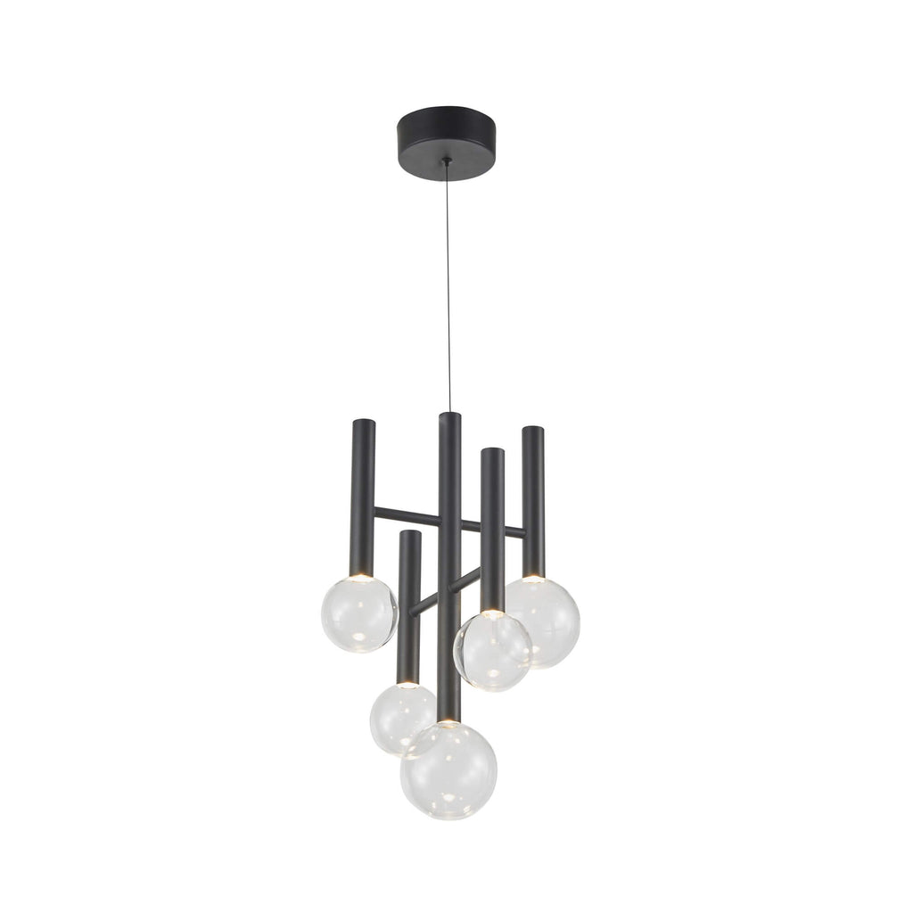 ARTCRAFT TERRA 5 LT CHANDELIER LED AC6855BK
