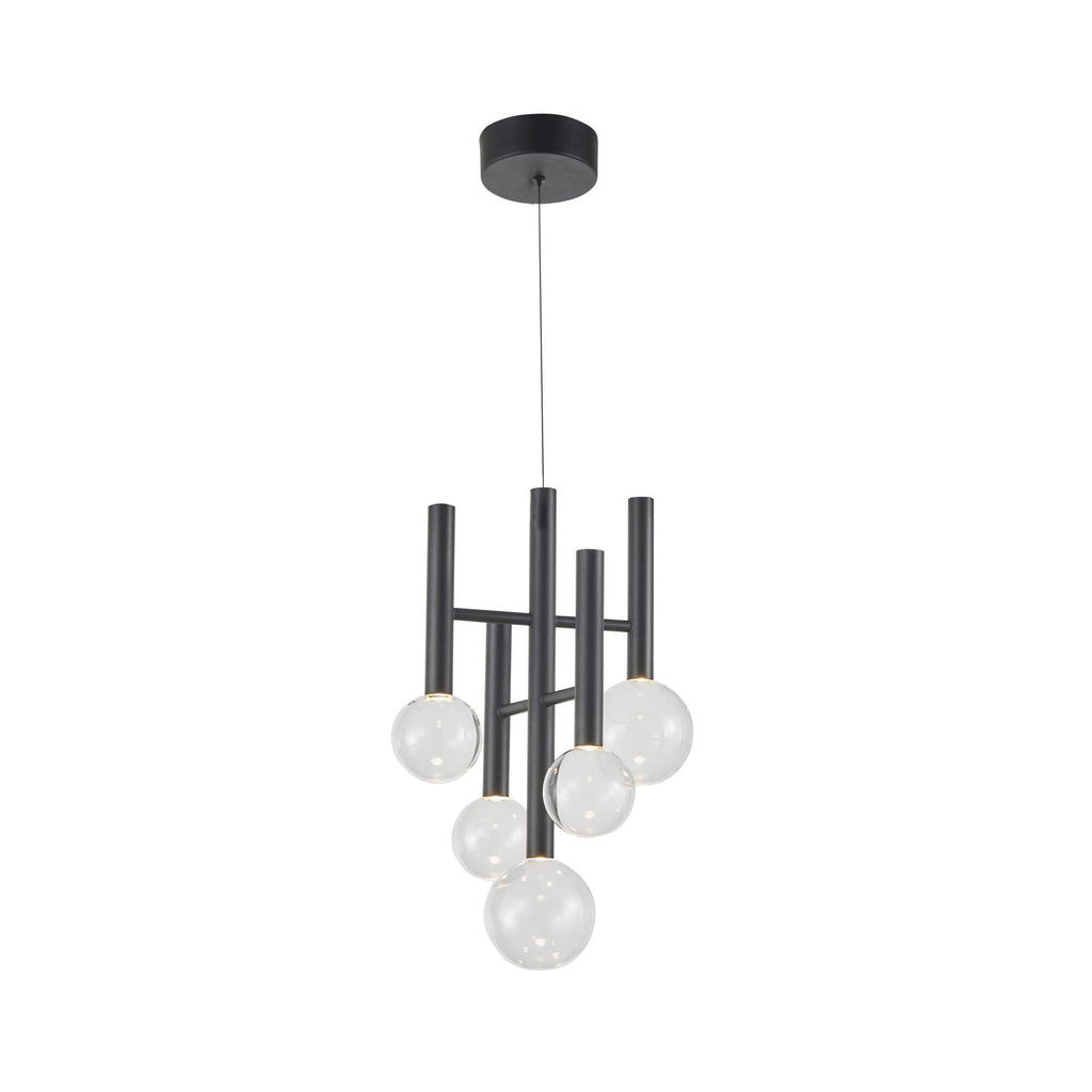 ARTCRAFT TERRA 5 LT CHANDELIER LED AC6855BK