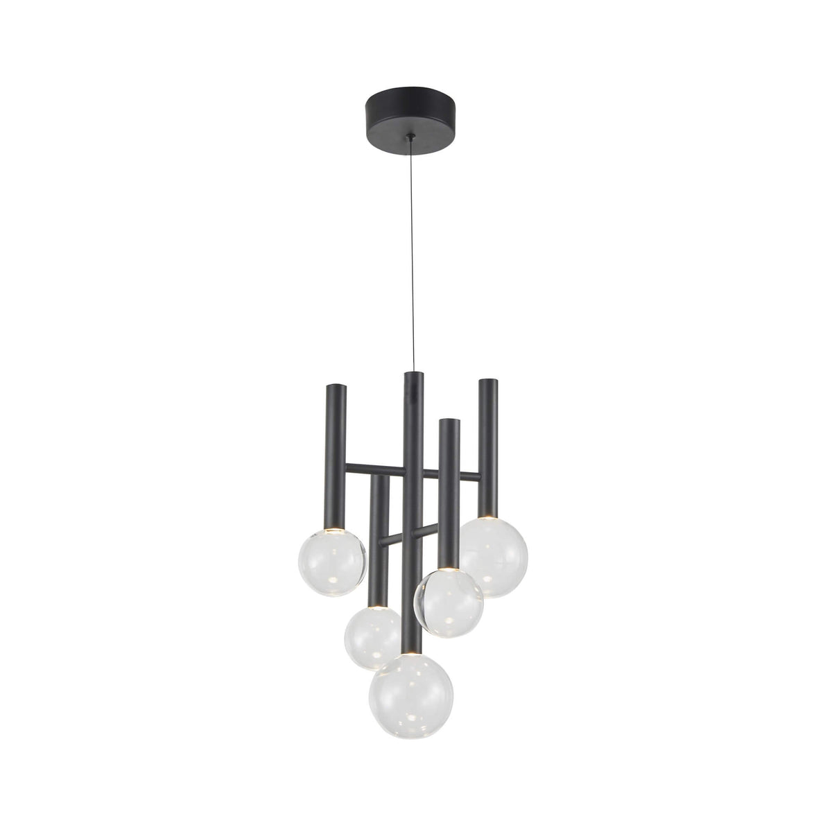 ARTCRAFT TERRA 5 LT CHANDELIER LED AC6855BK