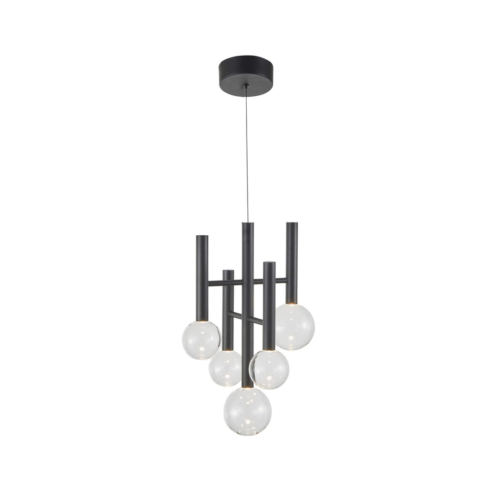 ARTCRAFT TERRA 5 LT CHANDELIER LED AC6855BK
