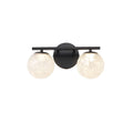 ARTCRAFT FORMA 12W LED WALL SCONCE BLACK AC6962BK