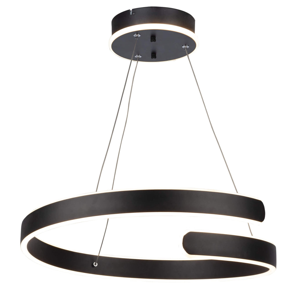 ARTCRAFT SIRIUS COLLECTION LED CHANDELIER AC7619BK
