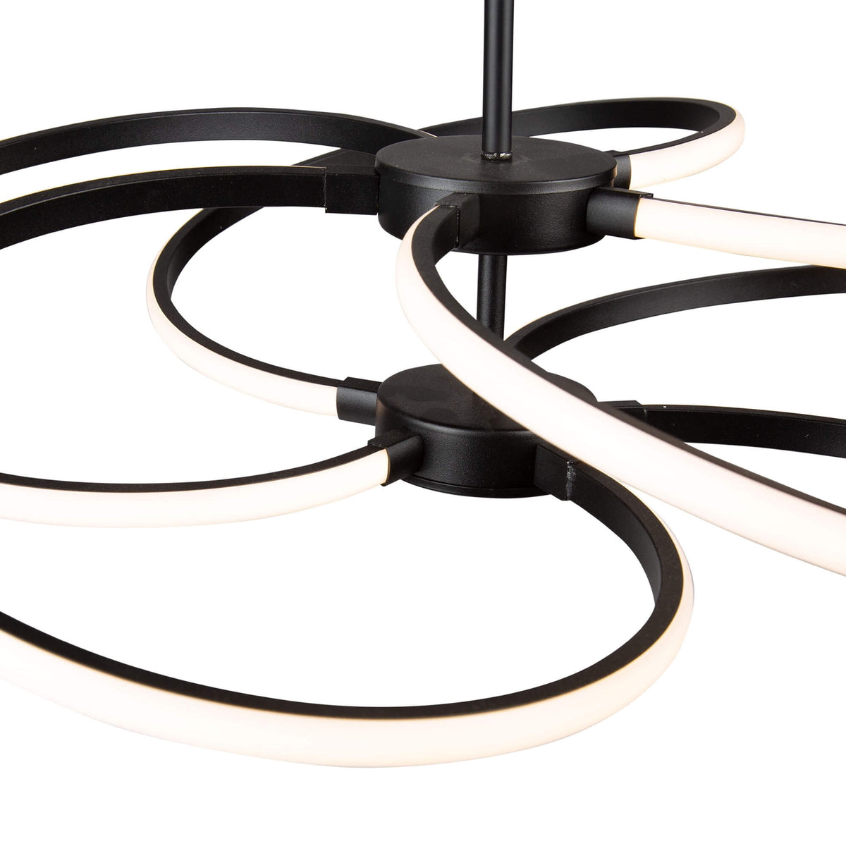 ARTCRAFT EQUINOX LED PENDANT BLACK AC7689BK