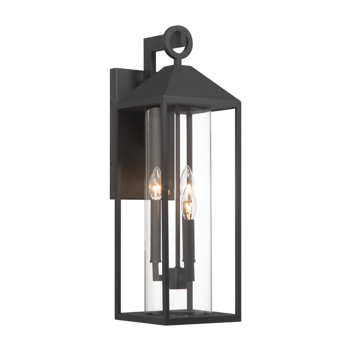 ARTCRAFT PORTSIDE OUTDOOR SCONCE LARGE AC8982BK