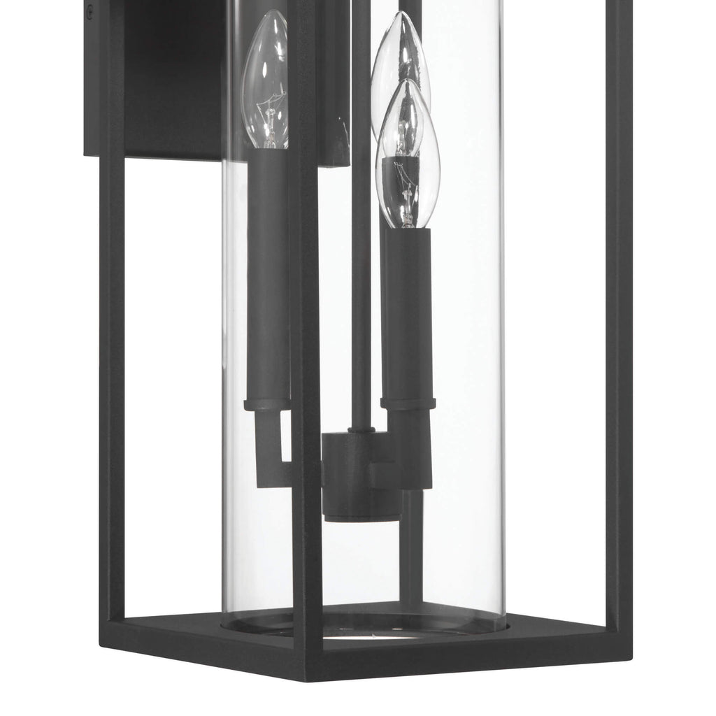 ARTCRAFT PORTSIDE OUTDOOR SCONCE LARGE AC8982BK