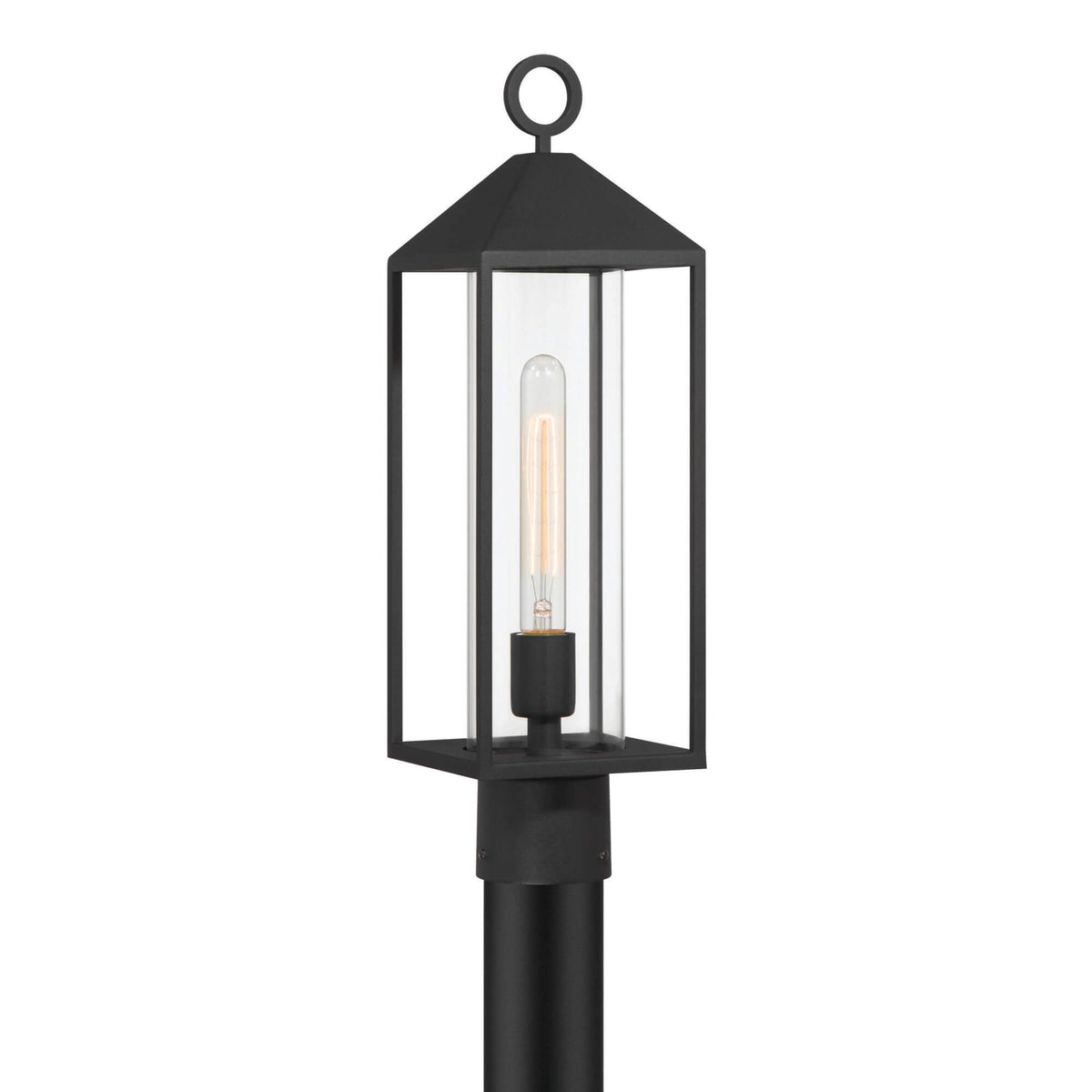 ARTCRAFT PORTSIDE OUTDOOR POST LIGHT AC8983BK