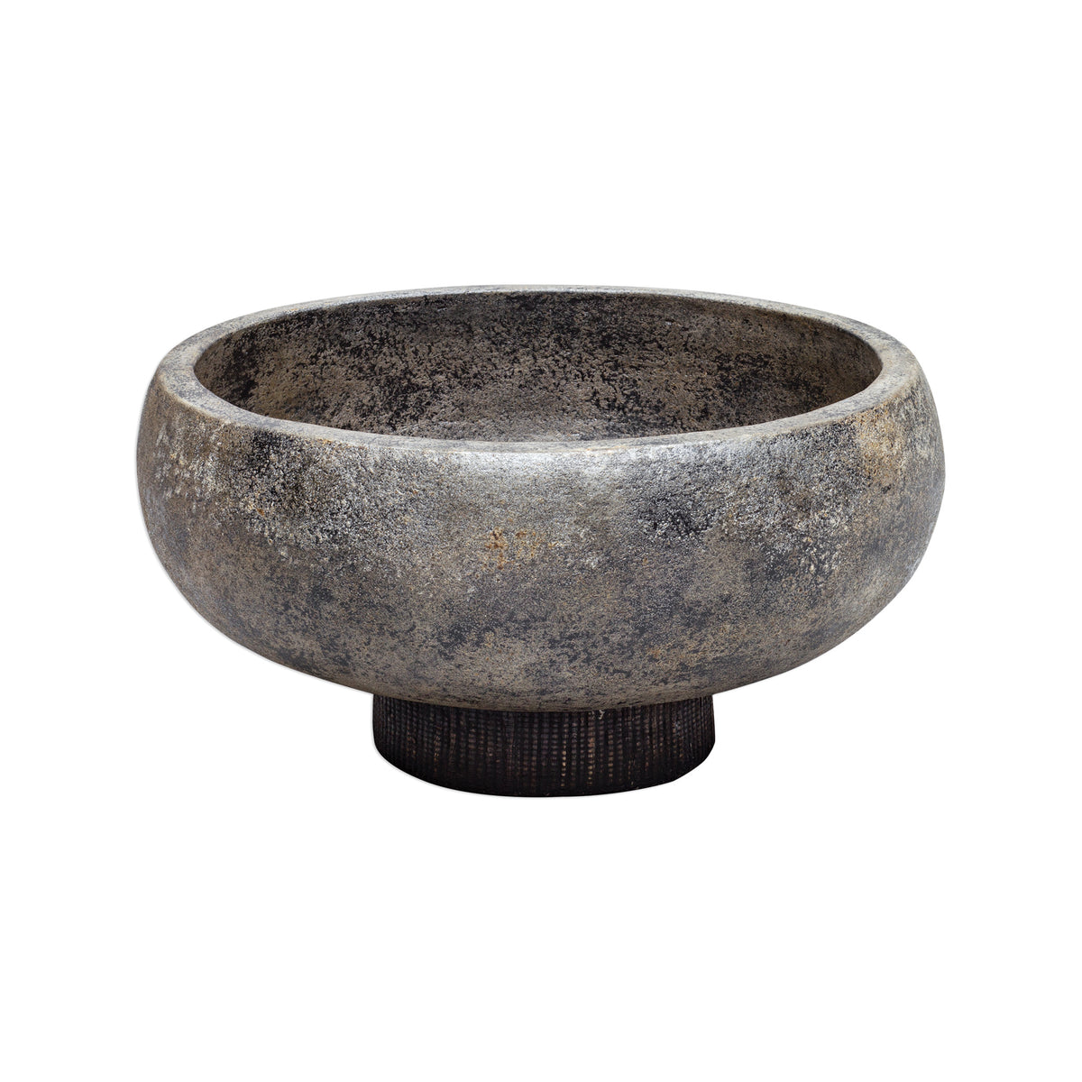Uttermost Brixton Aged Black Bowl 17107