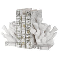 Uttermost Charbel White Bookends Set/2 17549